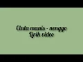 Download Lagu CINTA MANIS - NENGGO( LIRIK VIDEO) |lagu daerah manggarai flores