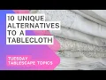 10 Great Alternatives to a Tablecloth What to Use Instead of a Tablecloth