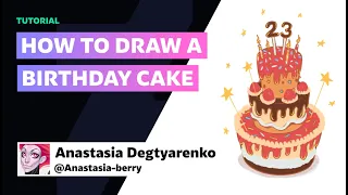 How to Draw a Birt ay Cake w Anastasia-berry DeviantArt Tutorials