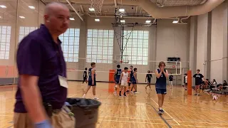 GTMVB - Clemson Fall 2023 Gold Brackets Quarter Finals Set 1 vs Georgia Tech C