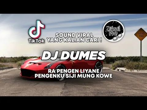 Download MP3 DJ DUMES - DJ RA PENGEN LIANE PENGENKU SIJI MUNG KOE TIKTOK VIRAL 2023 FULL BASS Jibril Pro Version