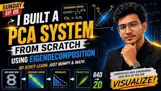 I Built a PCA System From Scratch Using Eigendecomposition No Scikit-Learn