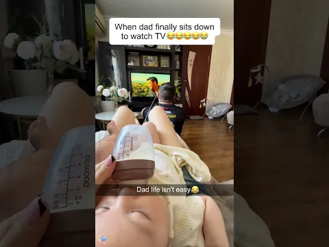 Being a dad is not as easy as it looks💀🥴#DadLife #Fatherhood #DadHumor#DadAndKids#RelatableParents