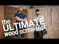 The Ultimate Wood Screw Testing fischer s PowerFast II Screws