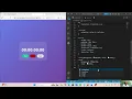 Stopwatch with Milliseconds Using HTML CSS JavaScript Complete Project Tutorial Web design