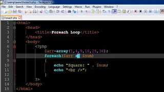 PHP MySQL Tutorial 29 Foreach Loop YouTube