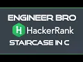 Staircase HackerRank problem solution