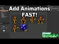 Phaser Editor v4 Quick Guide to Sprite Animations