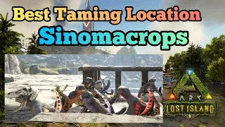 Best Sinomacrops Tame Location and How To ARK Lost Island