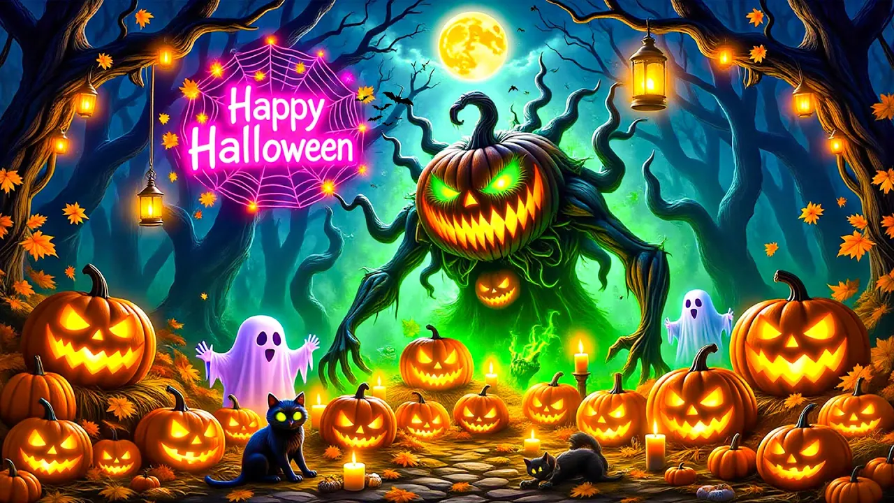 Spooky Halloween Music 🎃 Best Relaxing Halloween Music 2025 🔥 Cozy Autumn Halloween Background