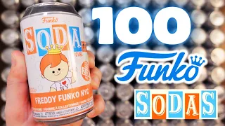 100 FUNKO SODAS | The Best Funko Soda Unboxing You Will Ever Watch. Period.