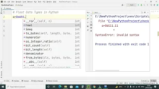 FLOAT DATA TYPES IN PYTHON IN HINDI DATA TYPES IN PYTHON
