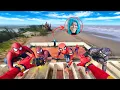 Download Lagu Pro 6 SPIDER-MAN versus Servische dansende dame in een schattenjacht op het strand (mysterieuze a...