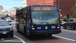 MTA NYC Bus - Action At Webster Tremont Avenue