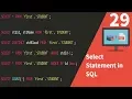 Select Statement in SQL Different SQL SELECT Queries
