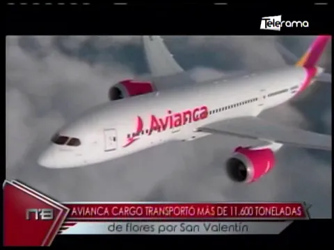 Avianca Cargo transportó más de 11.600 toneladas de flores por San Valentín