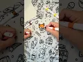 Watch us color in Mr Fox on our viral Color-Your-Own Blanket