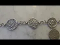 hard to find james Avery treasure coin bracelet retired pieces of 8 roman coin style