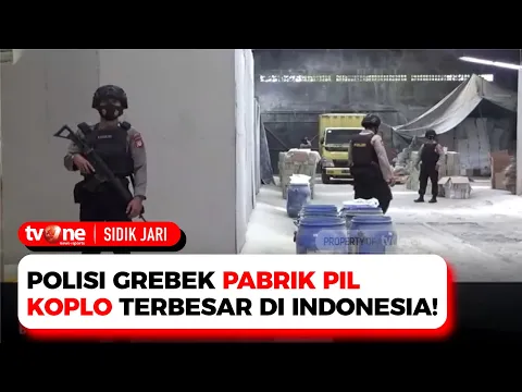 Polisi Berhasil Gerebek Pabrik Pil Koplo Ilegal Terbesar