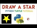 TURTLE LIBRARY FILES MAKING A GOOD LOOKING STAR USING PYTHON