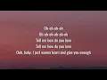 Cheat Codes, Lee Brice & Lindsay Ell - How Do You Love (Lyrics)