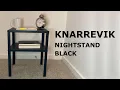IKEA - KNARREVIK Nightstand Black