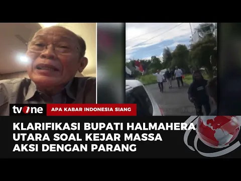 Kronologi Bupati Halmahera Utara Kejar Massa Pakai Parang