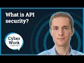 What is API security Cyber Work Podcast
