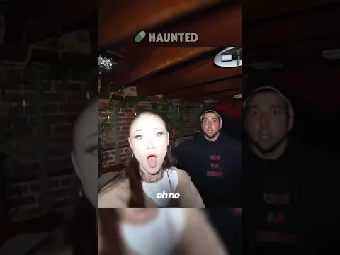 “Ghost” says CHEESE Twice for the camera in a haunted building from the 1800’s 👻