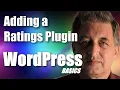 WordPress Tutorial - Adding a WordPress Ratings Plugin