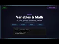 Unit 8 1 Variables Math CS JS Tests