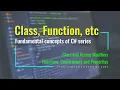Class Constructor Function and Property in C C Fundamental series examples in NET 6