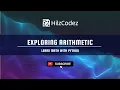 Exploring Arithmetic Learn Math with Python