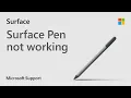 Surface Pen Not Working Microsoft