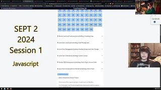 freeCodeCamp - Pt16 JavaScript Algorithms and Data Structures Sept 2 24 Study Session 1