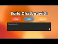 ChatGPT Clone with HTML CSS jQuery Cursor AI Step-by-Step Tutorial for Beginner
