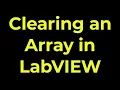 LabVIEW - Clearing an Array