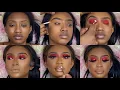 Cherry Red Glitter Glam Client Tutorial CakedByMax