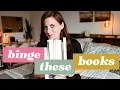 12 BINGEABLE BOOKS to transition from SUMMER TO AUTUMN