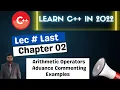 c arithmetic operators c tutorial for beginners in urdu