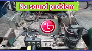 LG Tv no sound problem impotent information