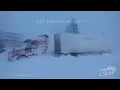 11-20-2024 Weed CA - Atmospheric River Closes I-5 Trucks and Cars Stranded Vehicles Spinning Out