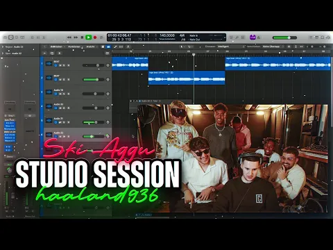 Download MP3 WIR PRODUZIEREN EINEN SONG!🎵 STUDIO SESSION MIT HAALAND936, SKI AGGU, SIDNEY, WILLY & DANIEL🔥