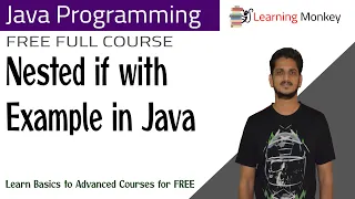Nested if with Example in Java Lesson 18 Java Programming Learning Monkey