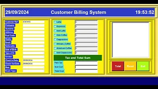 Customer Billing System in Python Tkinter GUI Tutorial