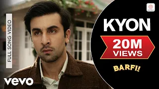 kyon full video barfi pritam papon sunidhi ranbir kapoor priyanka chopra