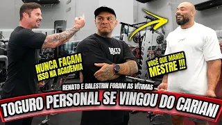 TOGURO PERSONAL SE VINGOU DO CARIANI E DO BALESTRIN - PIOR TREINO DE BRAÇOS DO CANAL !