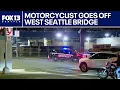 Motorcyclist killed after going over railing on West Seattle Bridge FOX 13 Seattle