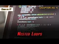 Nested Loops in C Chapter 4 Computer 10 Class Sindh Board