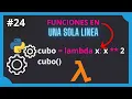 Funciones LAMBDA desde Cero 3 Ejemplos Curso de Python